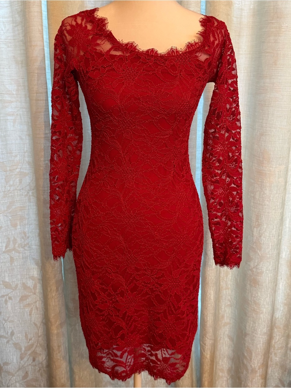 Jump Apparel by Wendye Chaitin Lace Bodycon Dress